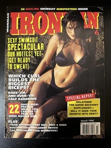 IRON MAN magazine March 1996 Tara Phillips AHMO HIGHT Jennifer Goodwin AMY LYNN - Foto 1 di 5
