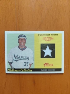 2007 Topps Heritage Clubhouse Collection Game Worn Jersey Dontrelle Willis CCDWW - Picture 1 of 2