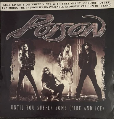 POISON UNTIL YOU SUFFER SOME 12"WHITE  Vinyl Maxi 4 Track Single 12CLP685 VG+ - Image 1 of 4