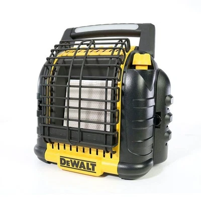 Dewalt 12,000 BTU Portable Cordless Heavy Duty Radiant Heater, Black (Used) - Image 1 of 4