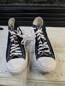 Converse Chuck Taylor High Top All Star Platform Move High Black White Size 8.5 - Picture 1 of 14