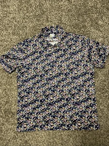 TailorByrd Men’s High Performance Golf Polo GOLF TEE All Over Print 2XL XXL - Picture 1 of 8