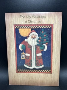 Merry Christmas Grandpa Greeting Card w/Envelope - Picture 1 of 5