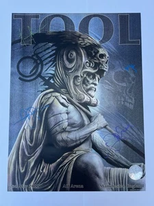 2022 TOOL SIGNED MANCHESTER ENGLAND POSTER CONCERT TOUR 5.2.22 ADI GRANOV /500 - Bild 1 von 4