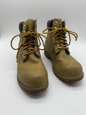 Dexter Waterproof Work Boots Men 6  Tan Lace-Up Combat Skid Resistant Vintage - Image 1 of 4
