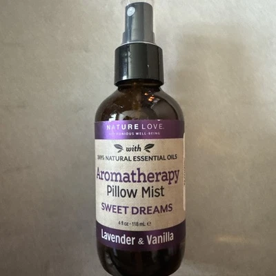 NATURE LOVE Aromatherapy Pillow Mist Spray Lavender & Vanilla Sweet Dreams 4.oz - Image 1 of 2