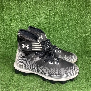 Botín de fútbol Under Armour para niños UA Highlight Franchise Jr. talla 3 negro juvenil - Imagen 1 de 6