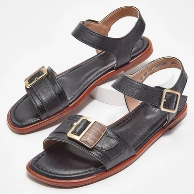 Sandalias Rockport Zadie Hebilla Movimiento Total Cuero Ancho Ancho Talla 9.5 Foto 1 de 4