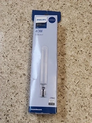  Philips Appliance Bulb 40W Clear Intermediate Base T6.5 Light Bulb 120 Volts - Image 1 of 2