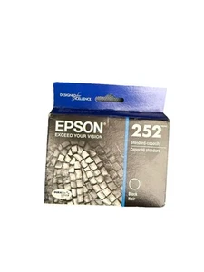 EPSON 252 Black Ink Cartridge Exp 3/2026 - Picture 1 of 2