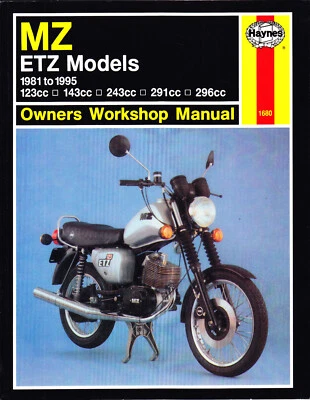 MZ ETZ 1981-1995 HAYNES MANUAL DE TALLER ETZ125 ETZ150 ETZ250 ETZ300 LUJO Foto 1 de 2