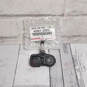 Originale Toyota TPMS Monitor Pressione Pneumatici Sensore Oem Parte 42607-02031 - Foto 1 di 5