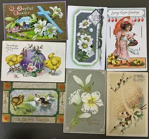 # Lote de tarjetas postales de Pascua T4019, 7 dif. TARJETAS - Imagen 1 de 2