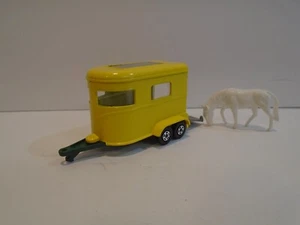 Matchbox Superfast 43 Pony Trailer - Transitional Lesney w Dark Green Base - Picture 1 of 8