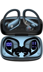 Wireless Over-Ear Earbuds Bluetooth Workout Headphones For Samsung Galaxy S22 - Picture 1 of 6