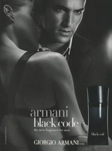 Publicité papier - advertising paper - Armani Black Code de Giorgio Armani - Imagen 1 de 1