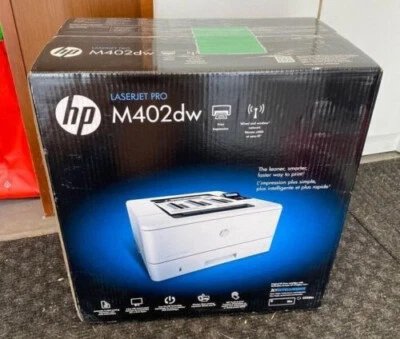 NEW HP LaserJet Pro M402dw Duplex Monochrome Wireless Laser Printer- Black/White - Image 1 of 3