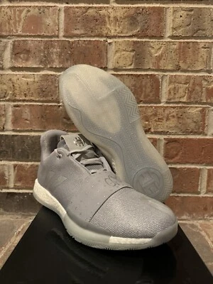 New 10 Adidas Vol. 3 James Harden Voyager Basketball Shoes Silver F36443 Men - Image 1 of 4