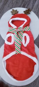 Christmas Reindeer Clothes Warm Dog Cat Pet Jacket Coat Puppy Clothes Cat Dog - Picture 1 of 5