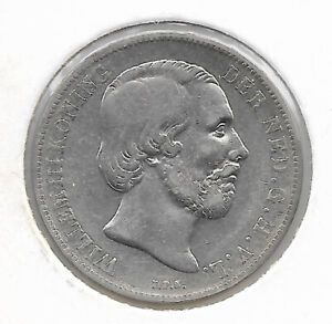 Königreich der Niederlande   1 Gulden    1865    Willem III.   Silber
