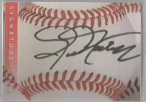 Detroit Tigers / Texas Rangers JOE NATHAN autographed Signature Sweet Spot card - Picture 1 of 1