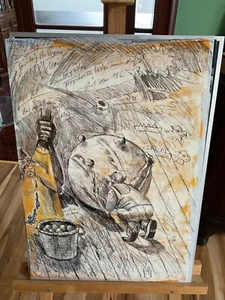 Jörg Immendorff Offset Siebdruck - Bild 1 von 4