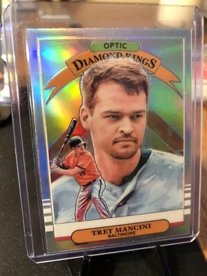 2019 Donruss Optic Diamond Kings Silver Prizm Trey Mancini #5 Baltimore Orioles - Image 1 of 3