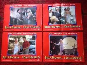Bella Bionda E Dice Sempre Si set di 4 fotobuste Kim Basinger Alec Baldwin Sexy - Imagen 1 de 1