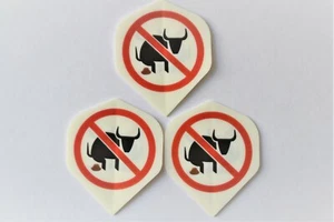 1 SET KEINE BULL POLY METRONISCHE DARTFLÜGE - Bild 1 von 1