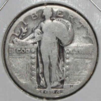 1926-S Standing Liberty Quarter  90% Silver - Image 1 of 2