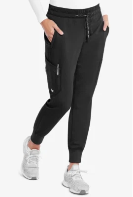 Grey's Anatomy Barco Kira Women's 5-Pocket Double Cargo Knit Cuff Jogger