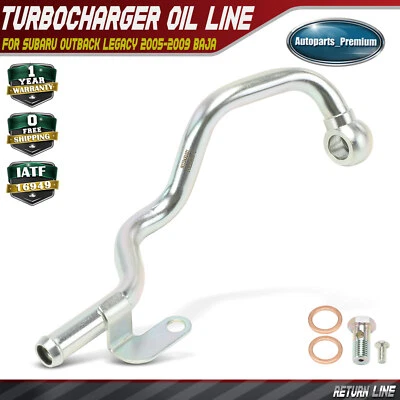 Lower Turbocharger Coolant Line for Subaru	Outback Legacy 2005-2009 Baja H4 2.5L - Image 1 of 4