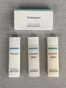 Travel Size Neutrogena Soaps (Body Lotion, Shampoo, Conditioner, Body Bar Set) - Picture 1 of 1