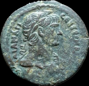 Trajan Æ Drachm of Alexandria, Egypt. Dated RY 19 = AD 115/6. Very rare AE 34 - Picture 1 of 3