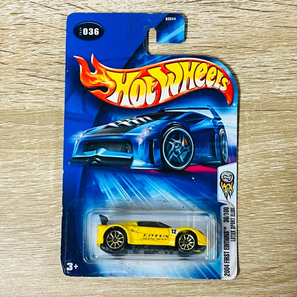 Lotus Sport Elise 2004 First Editions 36/100 Yellow Long Card - Image 1 of 1