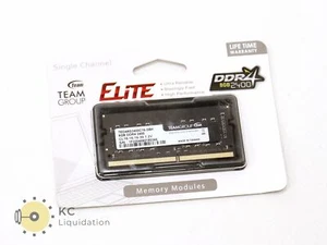 TEAMGROUP Elite 8GB DDR4 2400MHz PC4-19200 CL16 Laptop SODIMM RAM - Picture 1 of 2