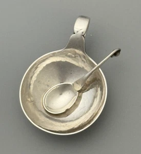 GEORG JENSEN Dinamarca Sal abierta con cuchara #110 flor grande múltiplos - Imagen 1 de 9