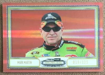 2011 Press Pass Showcase Gold Parallel Mark Martin /125 #45 - Image 1 of 2