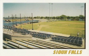 Limitierte Auflage South Dakotas Sioux Falls Kanarien Baseballstadion Postkarte - Bild 1 von 2