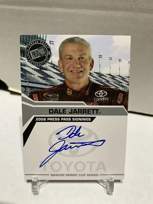 2008 Press Pass Signings /100 NHOF Dale Jarrett Authentic Autograph Card - Image 1 of 2