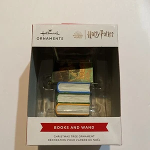 Harry Potter Books and Wand Series 2 Christmas Ornament Goblet Of Fire - Picture 1 of 5