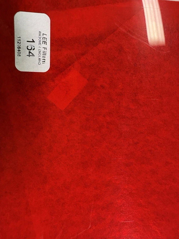 Lee Filters 164 Flame Red Gel Sheet - Image 1 of 1