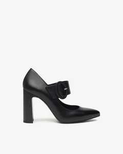 SCARPE DECOLTE TACCO DONNA NERO GIARDINI I514500DE PELLE 100 ORIGINALE AI 2026 - Picture 1 of 5