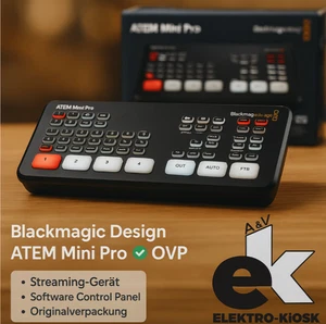 Blackmagic Design ATEM Mini Pro appareil de streaming logiciel panneau de contrôle ✅ emballage d'origine - Photo 1/23