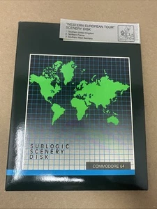 "Western European Tour" Scenery Disk Commodore Amiga auf 3,5" Disk - Bild 1 von 5