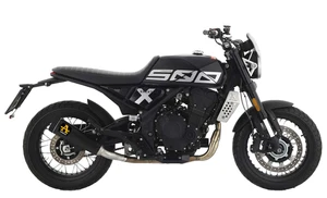 AUSPUFF ARROW REBEL SCHWARZ HOMOLOGIERTE EURO5 FÜR BRIXTON CROSSFIRE 500 X 21-24 - Bild 1 von 3