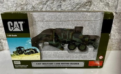 Norscot 55111 1:50 Diecast CAT Military 140H Motor Grader NEW in Box NOS - Image 1 of 4
