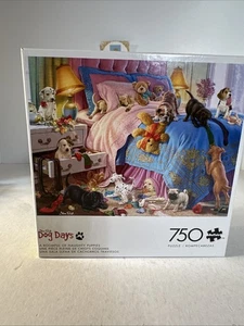 Buffalo Games Dog's Life: A Roomful of Naughty Puppies Puzzle - 750pz - Foto 1 di 3