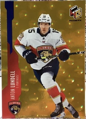 2021-22 Upper Deck Extended Series - HoloGrFX Rookies Gold #HG-3 Anton Lundell - Image 1 of 2