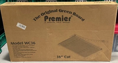 MARTIN YALE WC36 PREMIER GREENBOARD SERIE MADERA RECORTADORA DE PAPEL 36" LONGITUD DE CORTE Foto 1 de 2